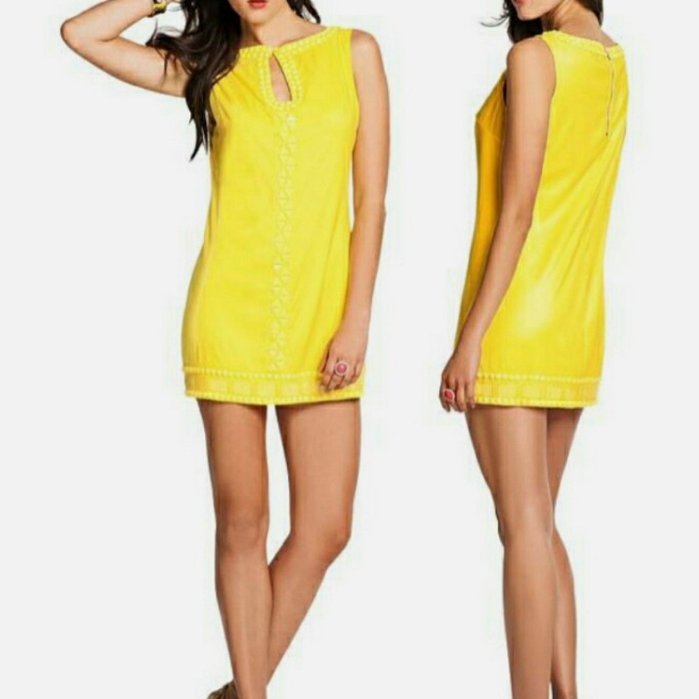 Yellow Mini Dress